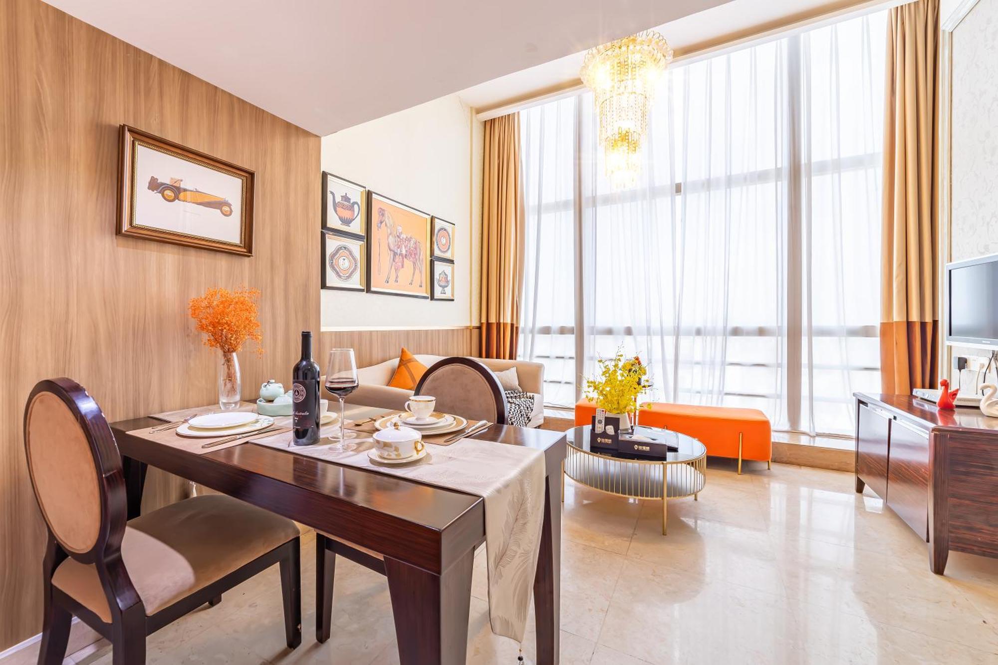 Waifiden Guangzhou Grand View Golden Palace Apartment - Free Shuttle Bus During The Canton Fair Exterior foto