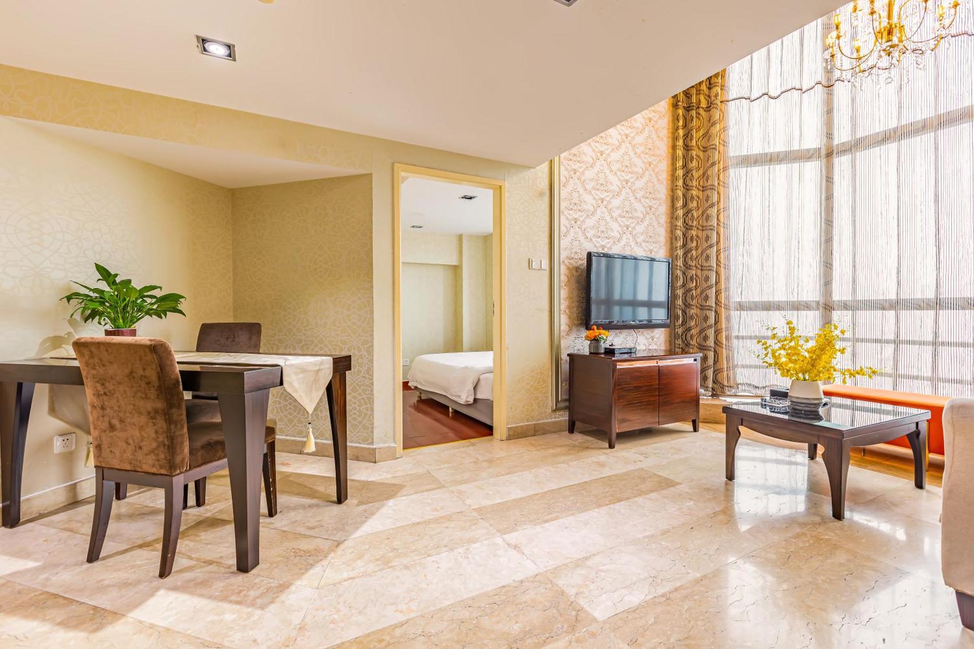 Waifiden Guangzhou Grand View Golden Palace Apartment - Free Shuttle Bus During The Canton Fair Quarto foto